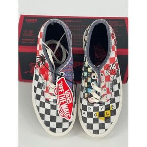 Vans STRANGER THINGS Surfer Boy Pizza Checkerboard Low Top Sneakers W size 5